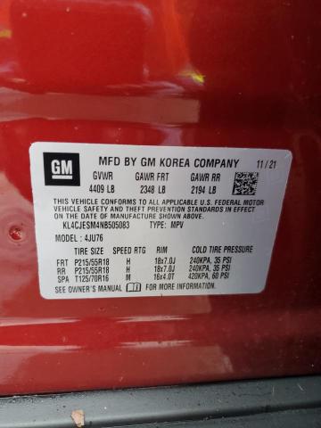 Photo 14 from auction – 2022 BUICK ENCORE PRE with VIN KL4CJESM4NB505083