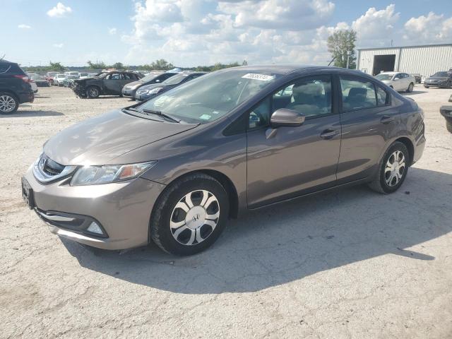 HONDA CIVIC HYBR 2014 with VIN 19XFB4F27EE000757 - Photo from auction