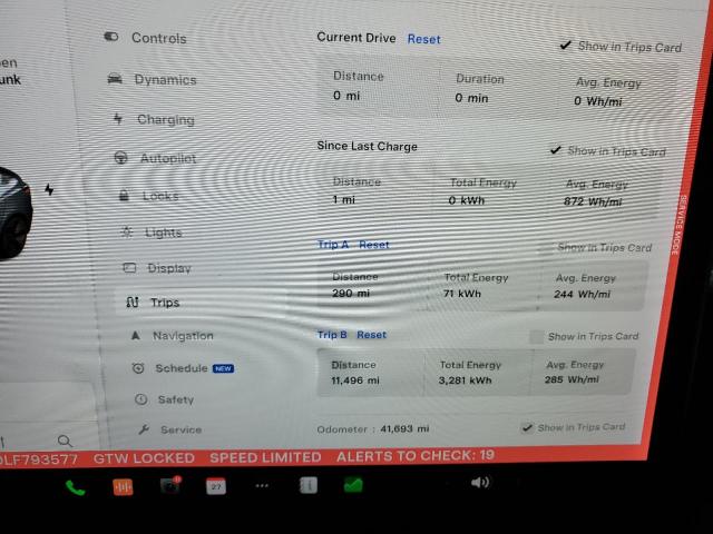 Photo 9 from auction – 2020 TESLA MODEL 3 with VIN 5YJ3E1EB0LF793577