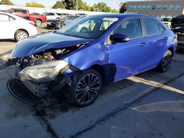 TOYOTA COROLLA L 2015 with VIN 5YFBURHE6FP266784 - Photo from auction