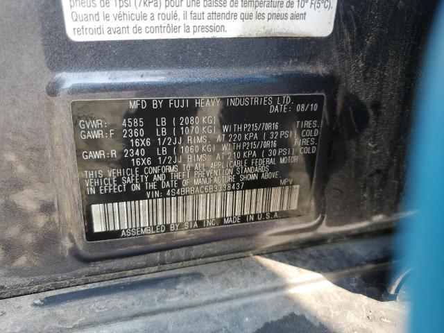 Photo 14 from auction – 2011 SUBARU OUTBACK with VIN 4S4BRBAC6B3338437