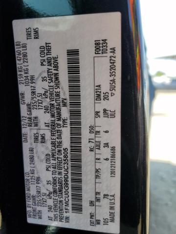 Photo 14 from auction – 2013 FORD ESCAPE SE with VIN 1FMCU0G99DUC35805