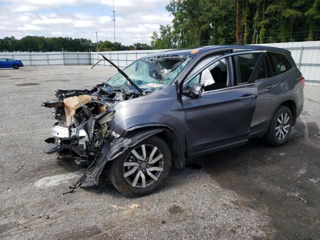 HONDA PILOT EXL 2022 with VIN 5FNYF5H54NB036619 - Photo from auction