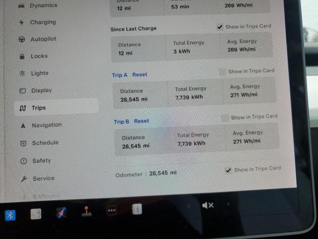 Photo 9 from auction – 2019 TESLA MODEL 3 with VIN 5YJ3E1EA9KF407700