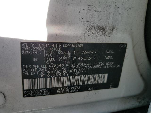 Photo 14 from auction – 2019 TOYOTA RAV4 LE with VIN JTMF1RFV6KD013412