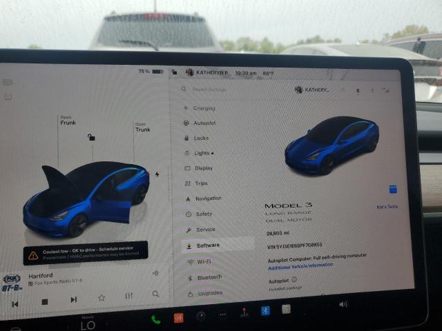Photo 9 from auction – 2023 TESLA MODEL 3 with VIN 5YJ3E1EB8PF708653