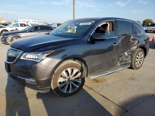 ACURA MDX TECHNO 2016 with VIN 5FRYD3H41GB016346 - Photo from auction