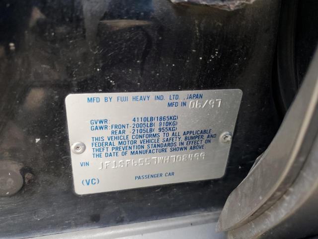 Photo 14 from auction – 1998 SUBARU FORESTER S with VIN JF1SF6557WH708499