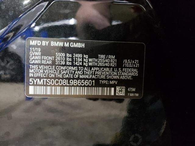 Photo 14 from auction – 2020 BMW X3 M COMPE with VIN 5YMTS0C08L9B65601