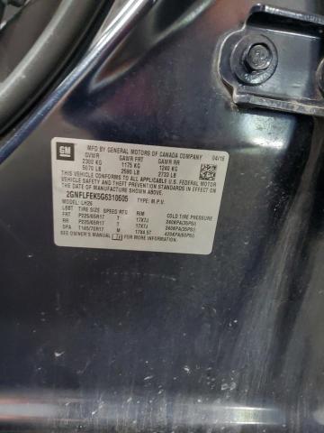 Photo 14 from auction – 2016 CHEVROLET EQUINOX LT with VIN 2GNFLFEK5G6310605