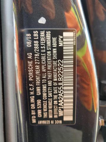 Photo 14 from auction – 2018 PORSCHE MACAN with VIN WP1AA2A55JLB22522