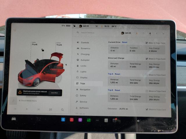 Photo 9 from auction – 2022 TESLA MODEL 3 with VIN 5YJ3E1EB5NF266928