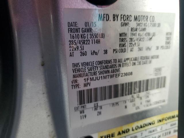 Photo 14 from auction – 2015 FORD EXPEDITION with VIN 1FMJU1MT9FEF23608