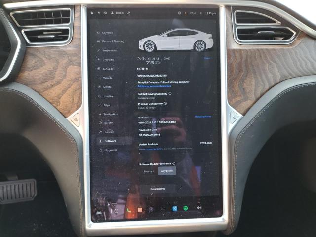 Photo 9 from auction – 2017 TESLA MODEL S with VIN 5YJSA1E20HF232150