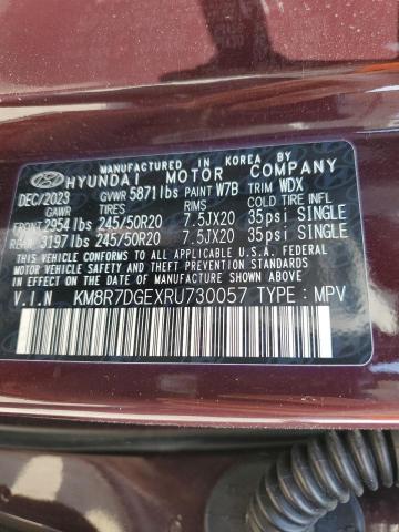 Photo 14 from auction – 2024 HYUNDAI PALISADE C with VIN KM8R7DGEXRU730057