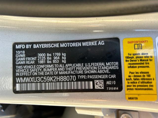 Photo 10 from auction – 2019 MINI COOPER S with VIN WMWXU3C59K2H88070