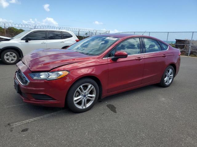 FORD FUSION SE 2018 with VIN 3FA6P0HD3JR257397 - Photo from auction
