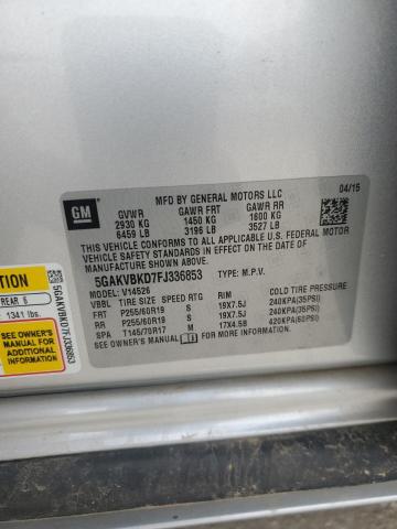 Photo 14 from auction – 2015 BUICK ENCLAVE with VIN 5GAKVBKD7FJ336853