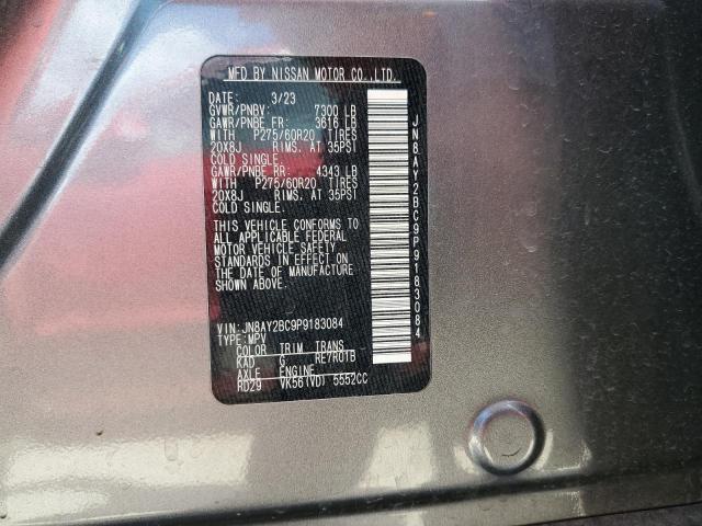 Photo 14 from auction – 2023 NISSAN ARMADA SL with VIN JN8AY2BC9P9183084
