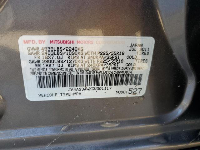 Photo 14 from auction – 2012 MITSUBISHI OUTLANDER with VIN JA4AS3AWXCU001117