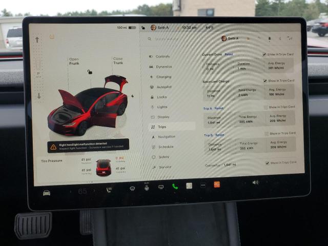 Photo 9 from auction – 2024 TESLA MODEL 3 with VIN 5YJ3E1EB7RF845005