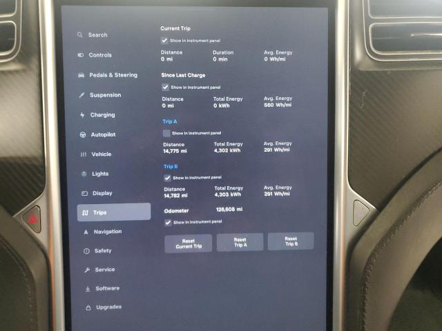 Photo 9 from auction – 2015 TESLA MODEL S 85 with VIN 5YJSA1H20FFP75975