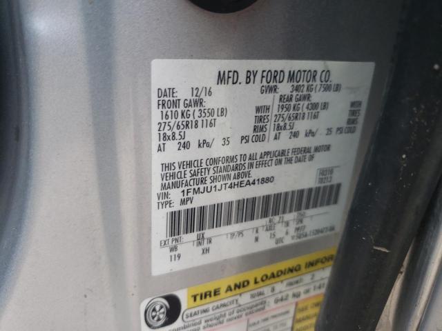 Photo 14 from auction – 2017 FORD EXPEDITION with VIN 1FMJU1JT4HEA41880