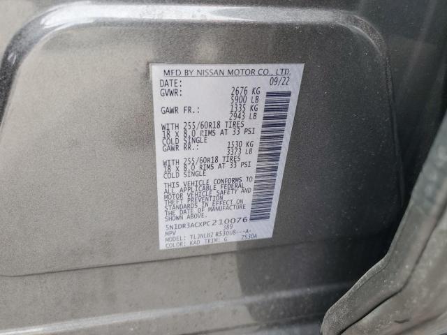 Photo 14 from auction – 2023 NISSAN PATHFINDER with VIN 5N1DR3ACXPC210076