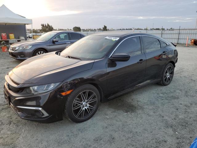 HONDA CIVIC EX 2019 with VIN 19XFC1F39KE212947 - Photo from auction
