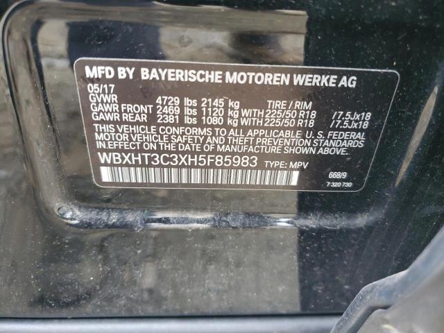 Photo 14 from auction – 2017 BMW X1 XDRIVE2 with VIN WBXHT3C3XH5F85983
