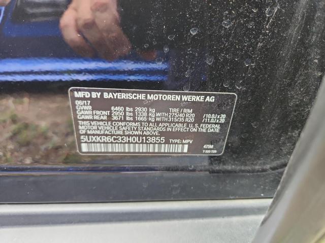 Photo 10 from auction – 2017 BMW X5 XDRIVE5 with VIN 5UXKR6C33H0U13855