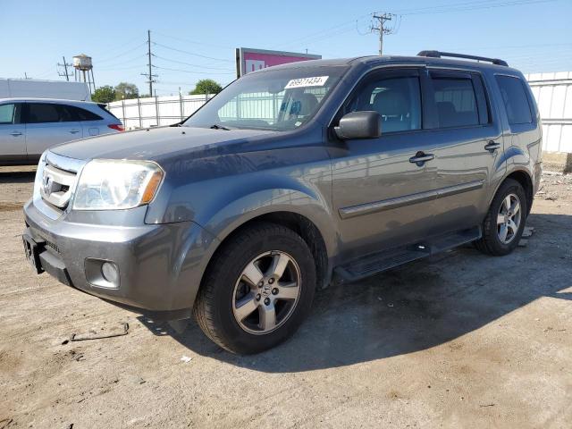 HONDA PILOT EXL 2011 with VIN 5FNYF4H50BB046375 - Photo from auction