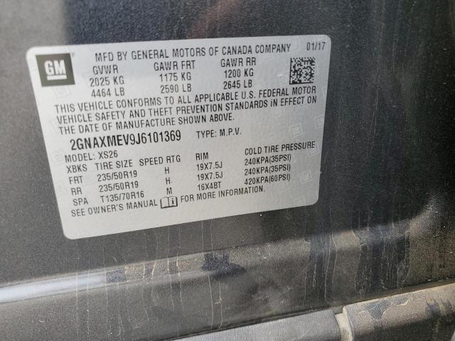 Photo 14 from auction – 2018 CHEVROLET EQUINOX PR with VIN 2GNAXMEV9J6101369