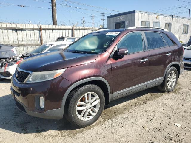 KIA SORENTO LX 2015 with VIN 5XYKT3A66FG622299 - Photo from auction