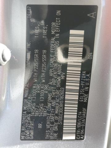 Photo 14 from auction – 2017 TOYOTA SIENNA XLE with VIN 5TDDZ3DC8HS182603