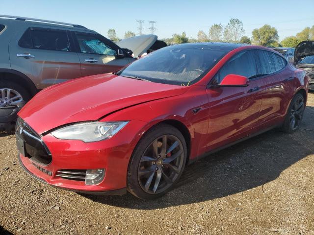 TESLA MODEL S P8 2015 with VIN 5YJSA1H43FF097434 - Photo from auction