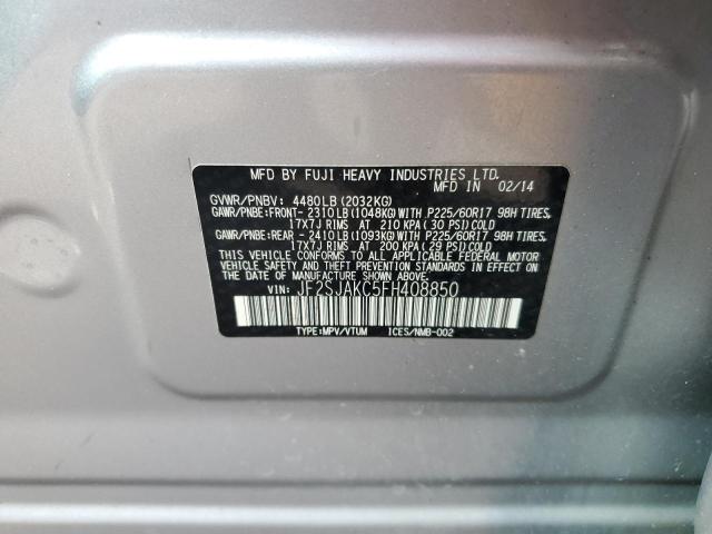 Photo 14 from auction – 2015 SUBARU FORESTER 2 with VIN JF2SJAKC5FH408850