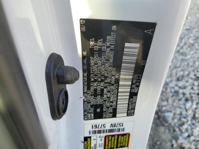 Photo 14 from auction – 2012 TOYOTA SIENNA LE with VIN 5TDKK3DCXCS267575