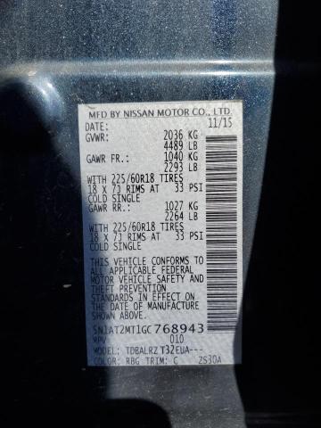 Photo 14 from auction – 2016 NISSAN ROGUE S with VIN 5N1AT2MT1GC768943