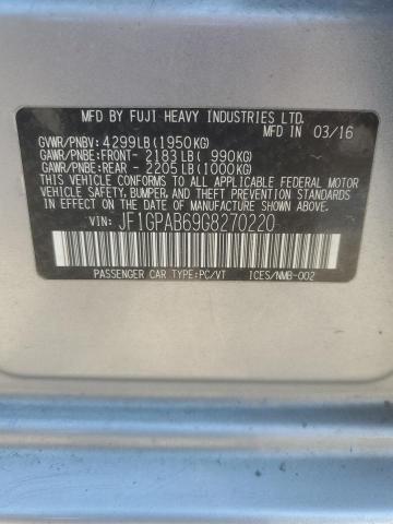 Photo 14 from auction – 2016 SUBARU IMPREZA PR with VIN JF1GPAB69G8270220