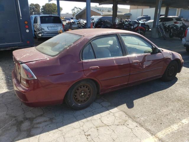 Photo 3 from auction – 2002 HONDA CIVIC LX with VIN 2HGES15502H609650