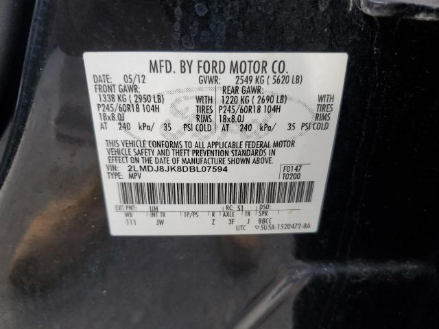 Photo 14 from auction – 2013 LINCOLN MKX with VIN 2LMDJ8JK8DBL07594
