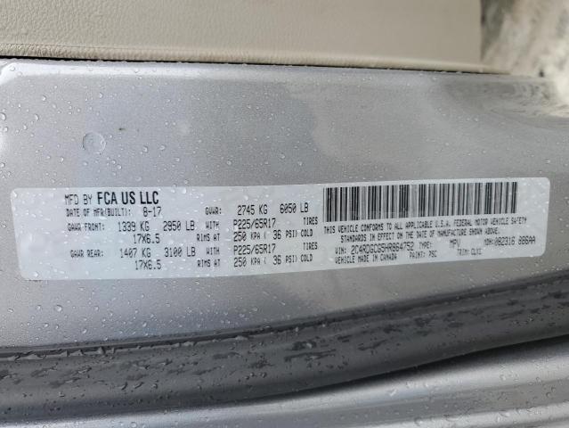 Photo 14 from auction – 2017 DODGE GRAND CARA with VIN 2C4RDGCG5HR864752