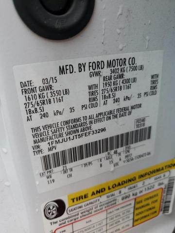Photo 14 from auction – 2015 FORD EXPEDITION with VIN 1FMJU1JT5FEF33296