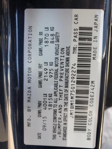 Photo 14 from auction – 2016 MAZDA 3 TOURING with VIN JM1BM1M75G1292274