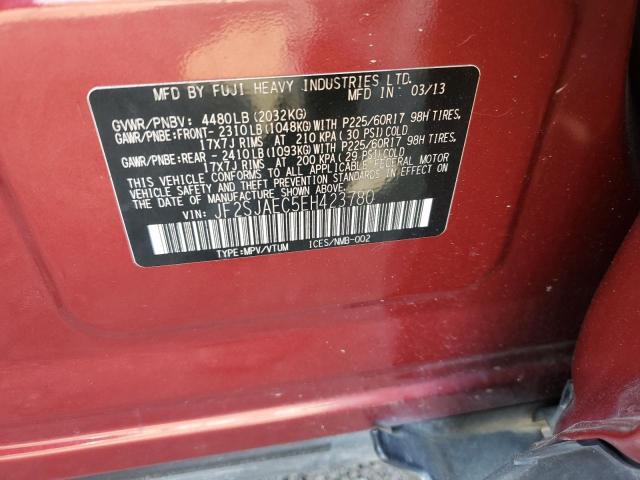 Photo 14 from auction – 2014 SUBARU FORESTER 2 with VIN JF2SJAEC5EH423780