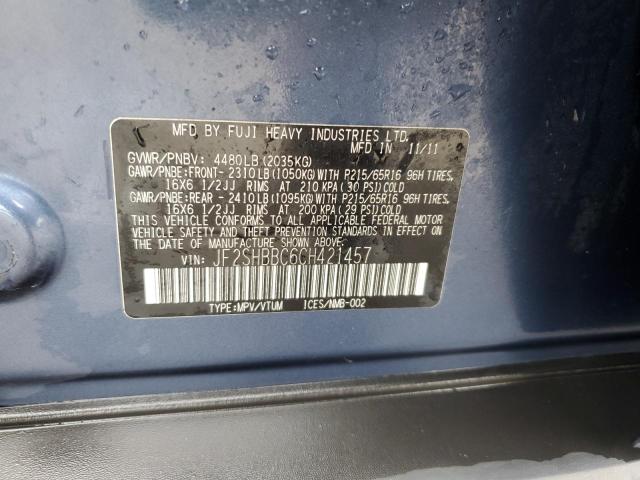 Photo 14 from auction – 2012 SUBARU FORESTER 2 with VIN JF2SHBBC6CH421457
