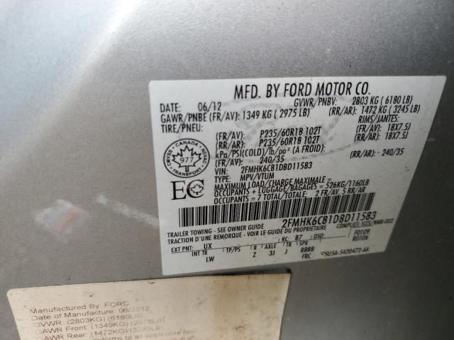 Photo 14 from auction – 2013 FORD FLEX SEL with VIN 2FMHK6C81DBD11583
