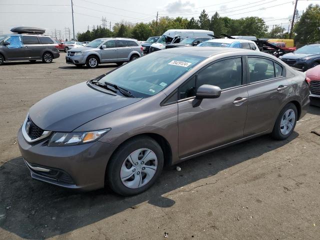HONDA CIVIC LX 2015 with VIN 19XFB2F50FE113840 - Photo from auction