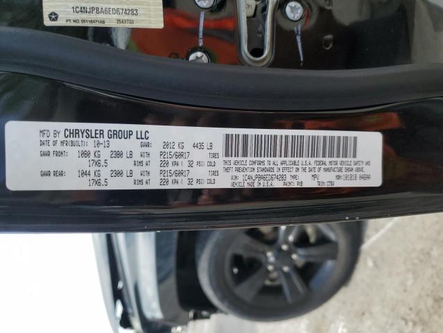 Photo 14 from auction – 2014 JEEP PATRIOT SP with VIN 1C4NJPBA6ED674283
